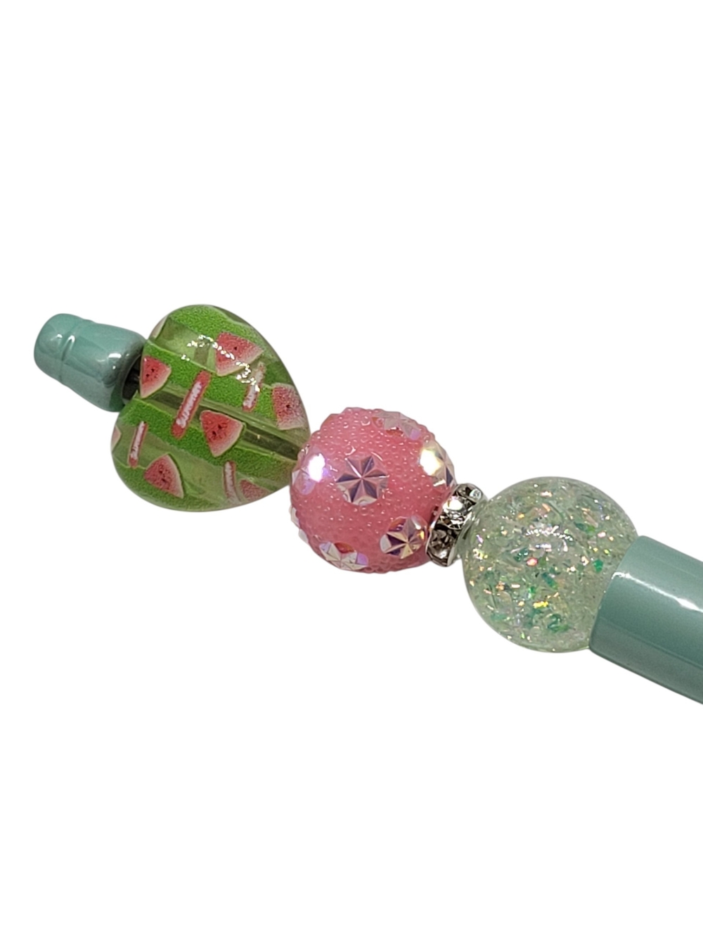 Handcrafted Pink & Green Beaded Women's Accessory